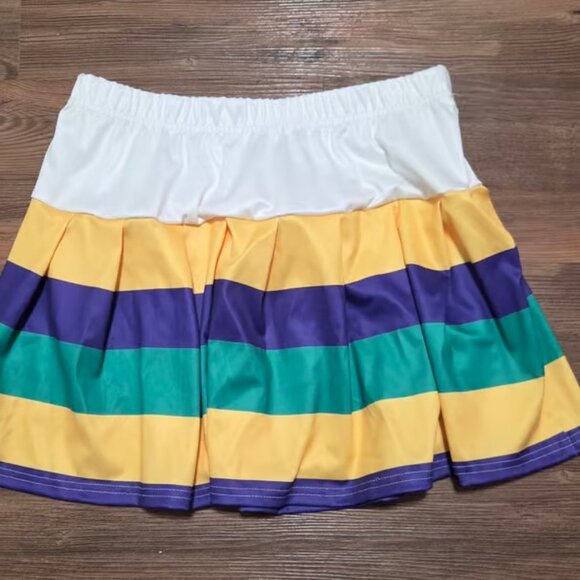 Pleated Mardi Gras skirt - Picture 3 of 3